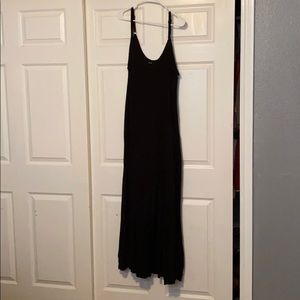 Black maxi dress